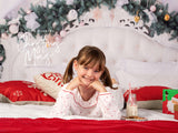 Luxury  Headboard Christmas Decorations Photo Studio Backdrop GA-37