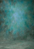 Shades of Blue and Green Abstract Texture Studio Backdrop GA-53