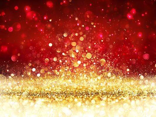 CHAIYA 7x5ft Gold Glitter Paint Backdrop for Photography Astract Golden Bokeh Starry