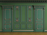 Green Classic Door Wall Photography Backdrop GC-131