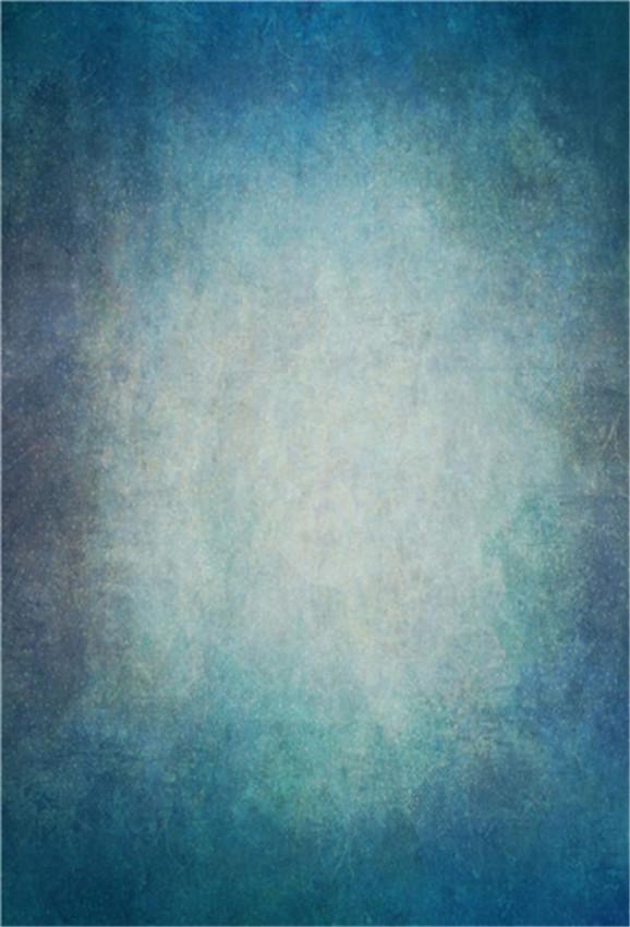 Blue Abstract Green Photo Booth Backdrop GC-168