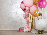 Baby Shower Birthday Balloons Photo Backdrop  HJ04892