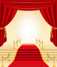 Red Carpet Hollywood Theme Stage Backdrops for Photography DBD-19430 ...