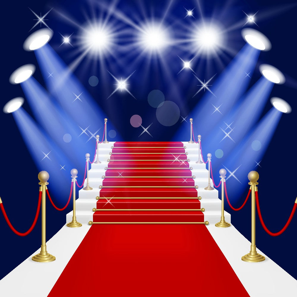 Red Carpet Hollywood Theme Party Decorations Photo Backdrops DBD-19434