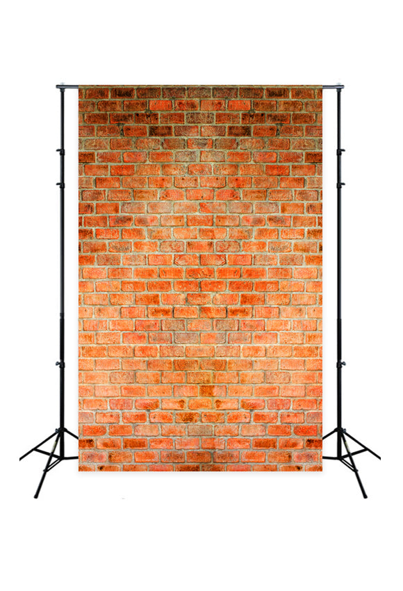 Red Brick Wall Photo Booth Backdrops J03145