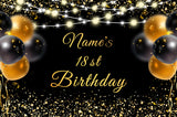 Custom 18st Birthday Backdrop Party Decor Banner