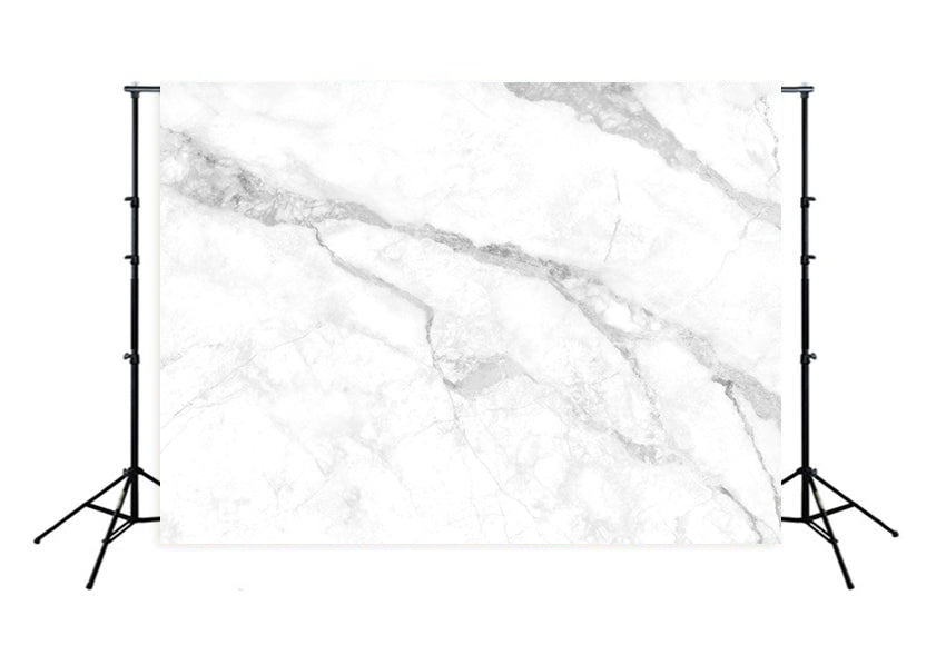 White Marble Backdrop Photography Backdrop M035