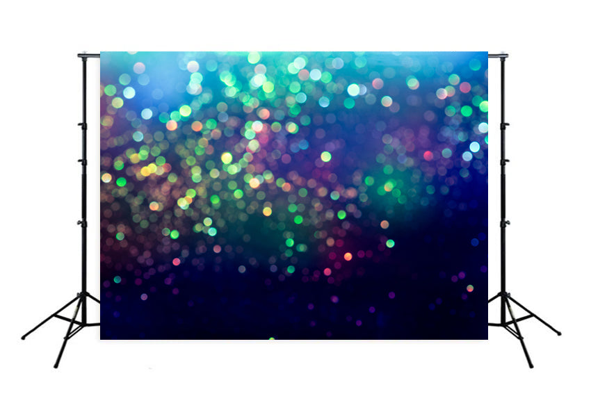 Blue Purple Bokeh Glitter Backdrop for  Photography M132