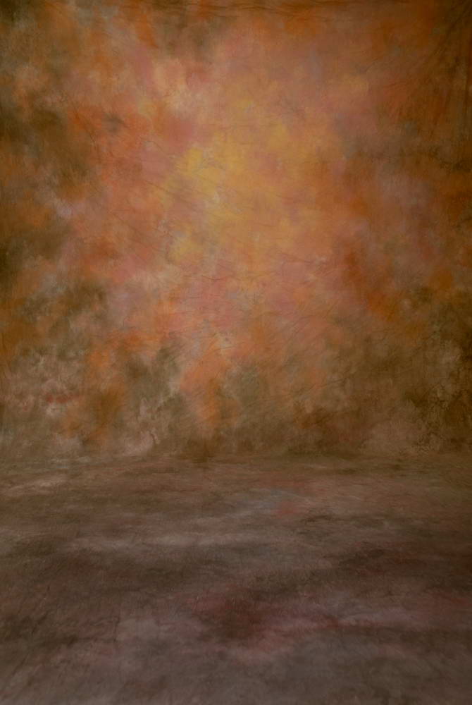 Abstract Backdrop Red Yellow Old Master Photo Background MR-2155