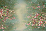 Abstract Spring Flowers Beautiful Painting Backdrop for Photo NB-043