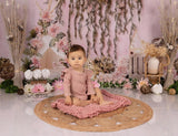 Pink Flower Beautiful Children Backdrops for Photography NB-387