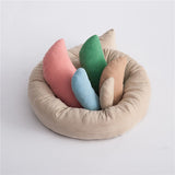 Newborn Photography Props  Professional Baby Donut Posing Pillows 6PCS