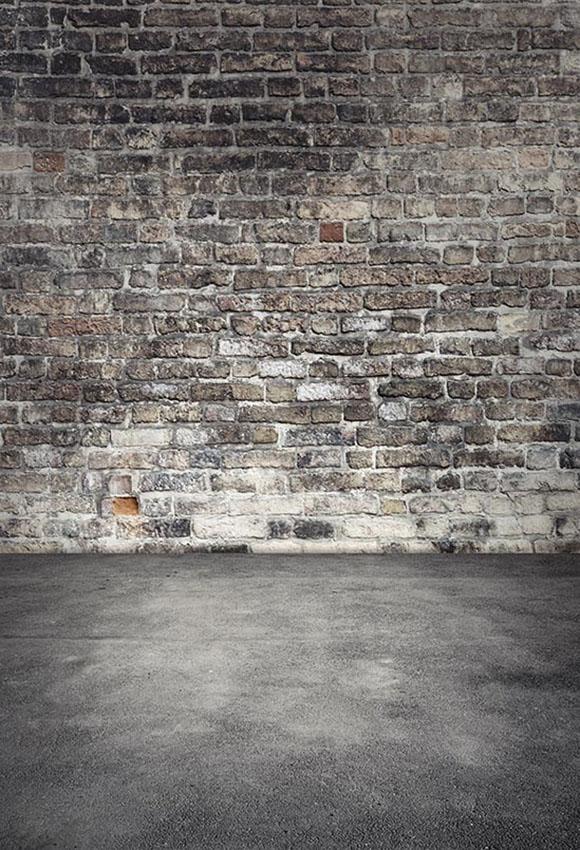 Black Brick Backdrops Digital For Photography