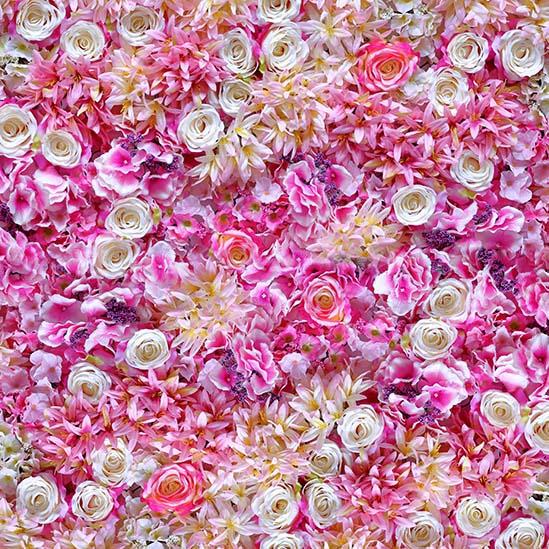 Flowers Wall Backdrop forr Decorations