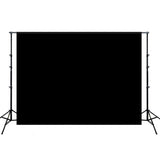 Pure Black Solid Photography Studio Backdrop