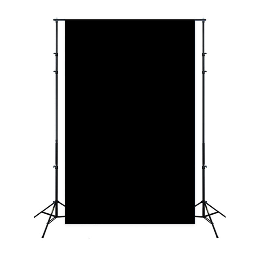 Pure Black Solid Photography Studio Backdrop S9