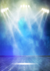 Stage Blue Lights Smog Performance Show Backdrop SH-714 – Dbackdrop