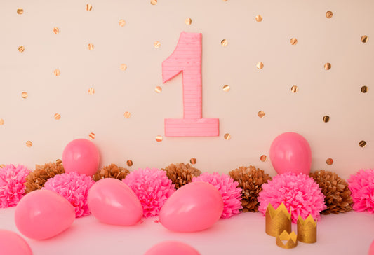 Baby 1st Birthday Backdrop Sweet Balloon Cake Smash Party Decoration L –  Dbackdrop