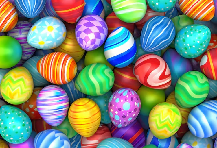 Colorful Easter Eggs Backdrop for Photography SH032 – Dbackdrop