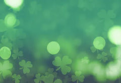 St. Patrick's Day Green Bokeh Backdrop for Photography SH155