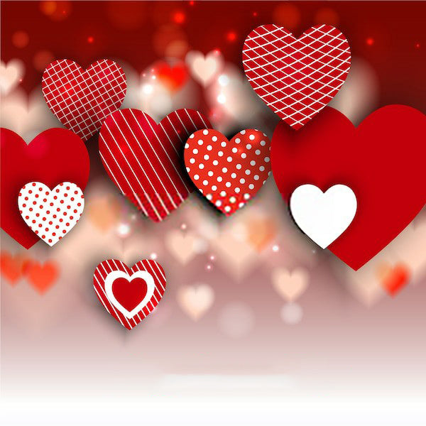 Valentine‘s Day Hearts Photography Backdrops SH-503