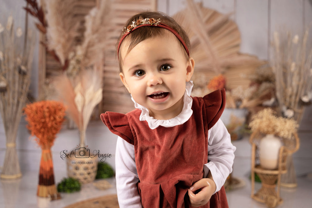 Rustic Wood Door Backdrop for Photography SH611