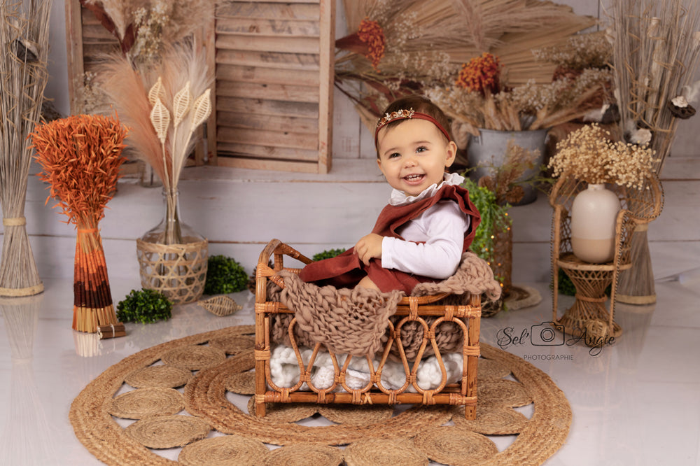 Rustic Wood Door Backdrop for Photography 