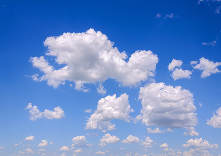 Blue Sky Backdrop White Cloud Photography Background SH685