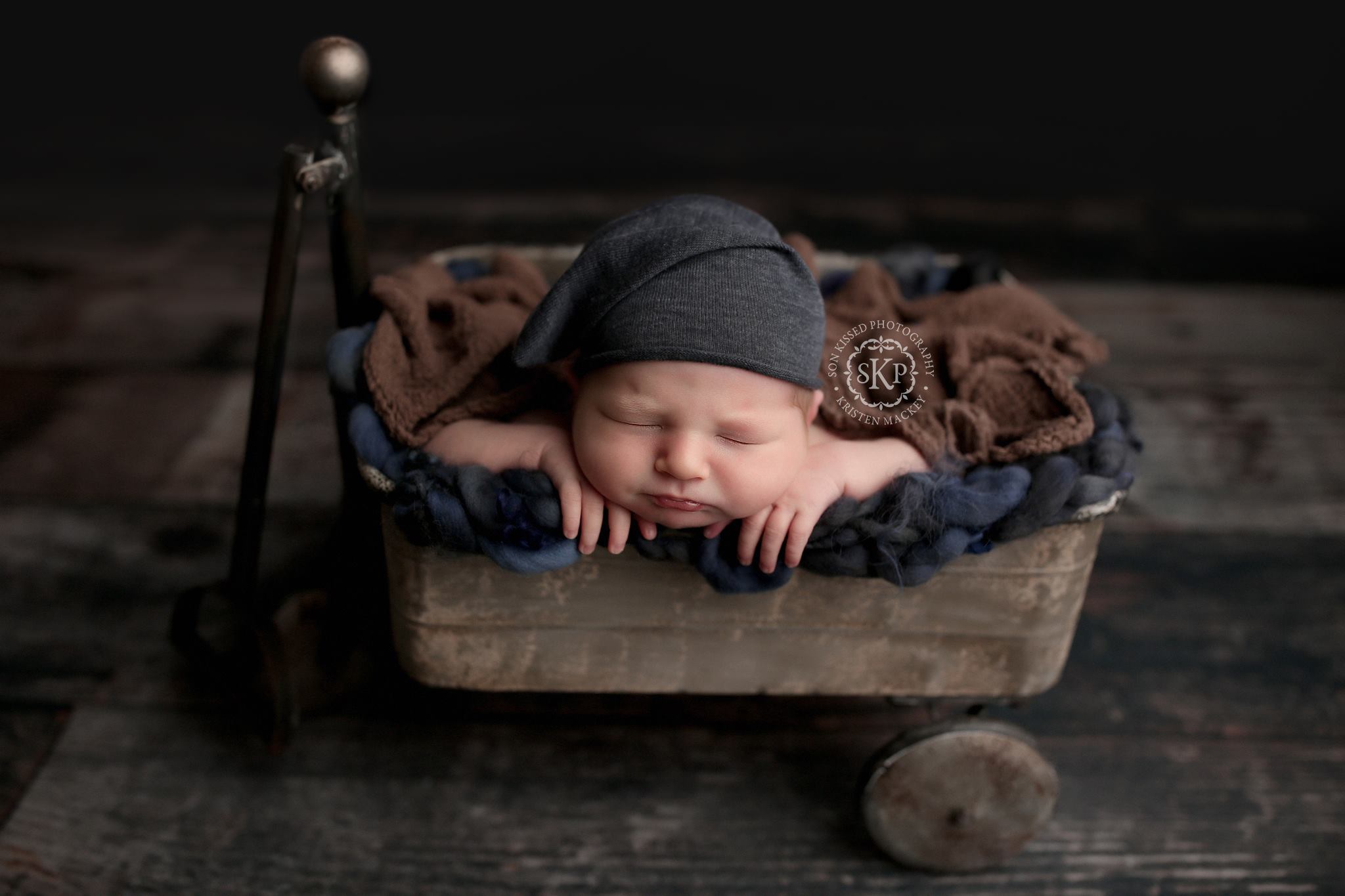 Retro Wood Backdrop Newborn Backdrop for Photography ZH-324