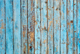 Blue Broken Wood Backdrop for Children Photography G-404