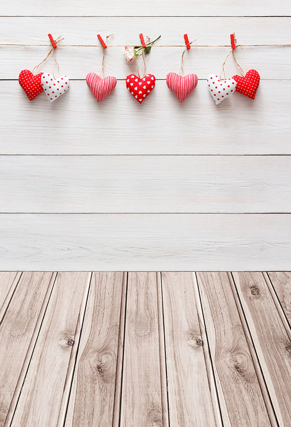 Love Heart Wood Wall Backdrop for Photography LV-1314 – Dbackdrop