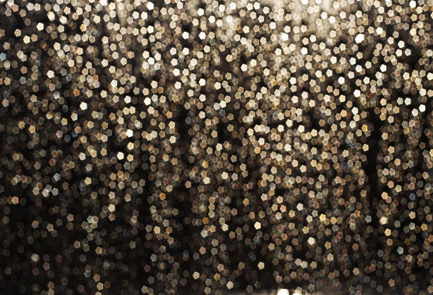 Gold and Black Sparkle Photo Backdrop for  Photography LV-1564